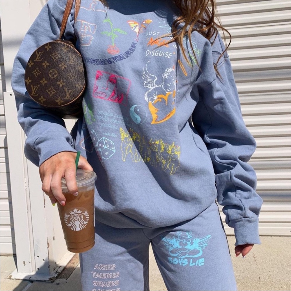 Boys Lie Word Vomit Sweatshirt